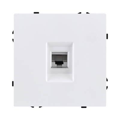Розетка телефонная RJ11, белый матовый Kollinger Eclipse EC-019WH