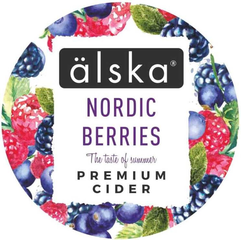Сидр Алска Лесные Ягоды / Alska Nordic Berries 30л - кег