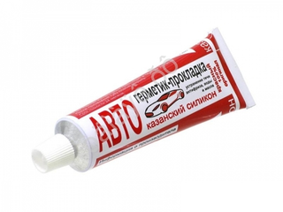 Герметик-прокладка АВТОКЗГ (г.Казань) термостойкий силиконовый  60гр Красный 11244к