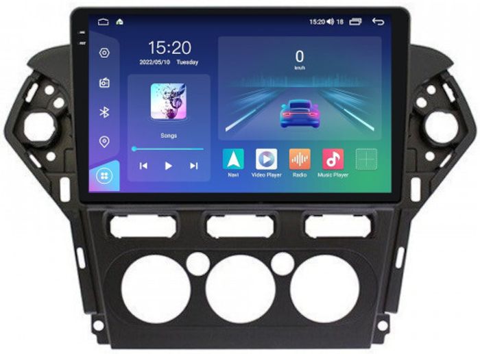 Магнитола для Ford Mondeo 4 2010-2015 - Parafar PF145LUX1U2K на Android 13, Быстрая, QLED+2K, CarPlay, 4G SIM-слот