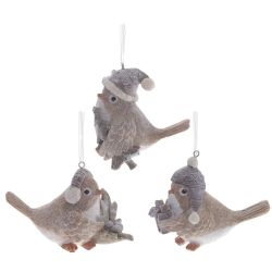 GAEM Фигурка декоративная "Птичка", L7 W8 H8 см, 3в.