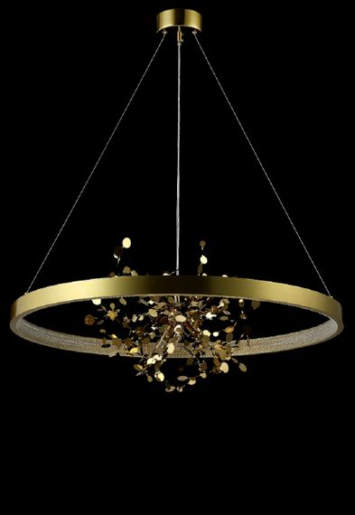 Подвесная люстра Crystal Lux GARDEN SPLED+4 D800 GOLD