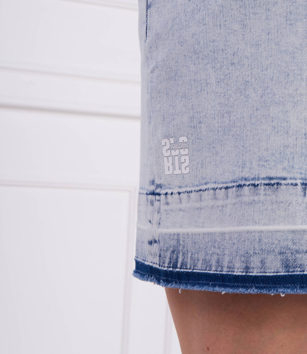 Джинсовая юбка Marc Cain - голубой(US 71.21 D43)