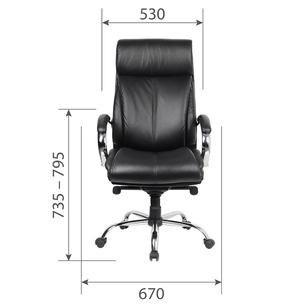 Офисное кресло CHAIRMAN CH423, экокожа