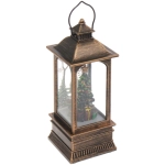 Сувенир с подсветкой «Фонарь с ёлочкой» 5,3*5,3*12,5 см (3хAG13)