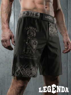 Шорты для MMA LEGENDA Варяги черные