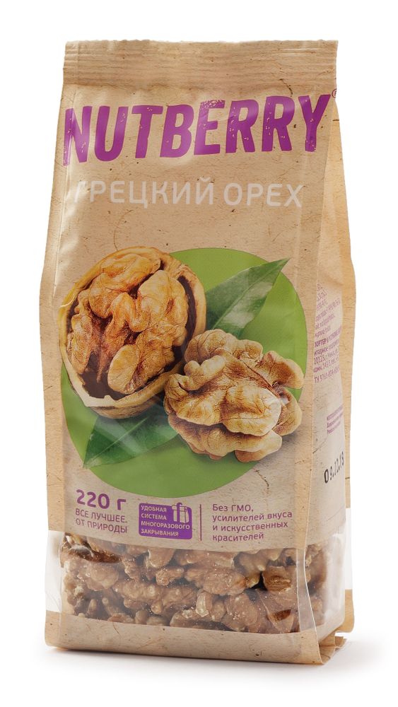 NUTBERRY Грецкий орех 220 г