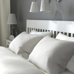 Каркас кровати - IKEA IDANÄS/IDANAS/LÖNSET/LONSET, 200х160 см, белый, ИДАНЭС/ЛОНСЕТ ИКЕА