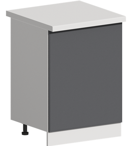 Кухня Модуль ШН 600М Вотан / Графит Софт