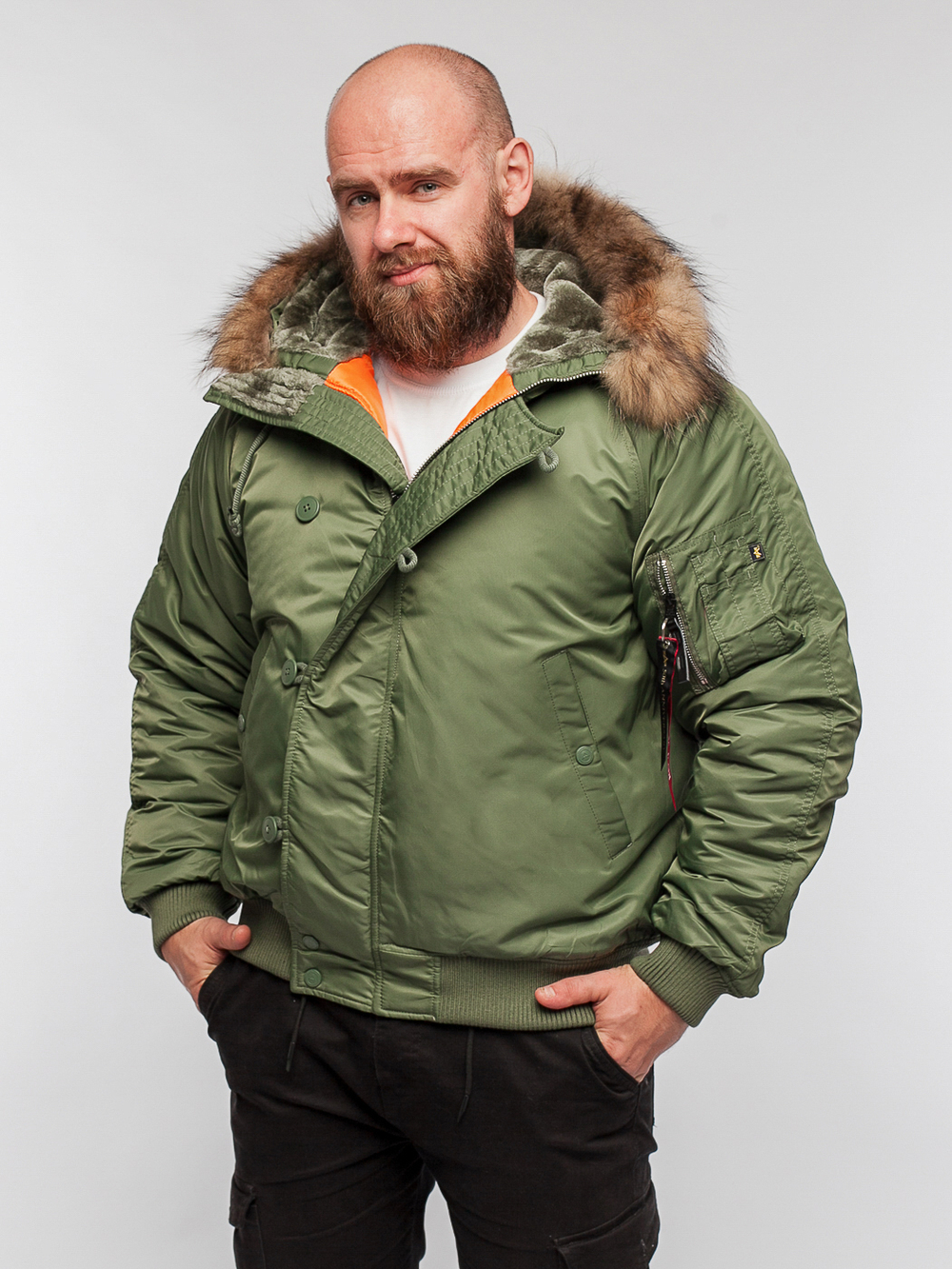 Бомбер утепленный Alpha Industries 888