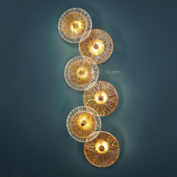 Бра Cloyd HELION-C W6 / выс. 92 см - латунь (арт.20209)