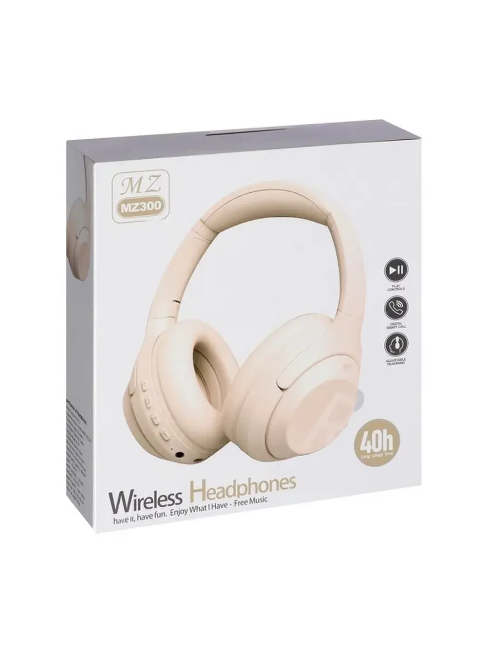 Наушники беспроводные, полноразмерные, MZ300, Bluetooth 5.3,