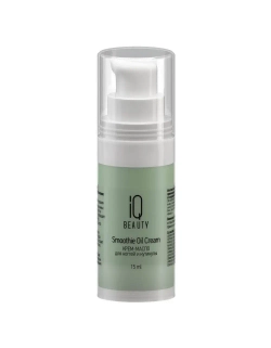 IQ Beauty Крем-масло для ногтей и кутикулы Smoothie Oil Cream Aloe & Mint, 15 мл