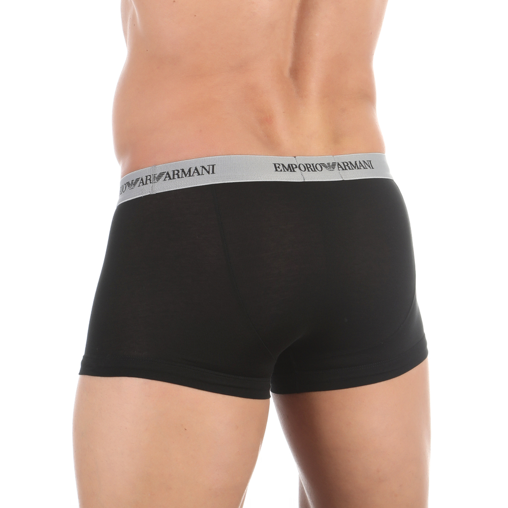 Набор мужских трусов боксеров 3в1 черные Emporio Armani 111357_CC717 00120