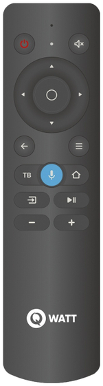 Телевизор Qwatt Q43YK-MB 109 см черный