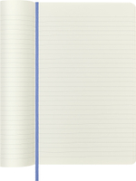Блокнот Moleskine Classic Soft (QP616B42) Large 130х210мм 240стр. линейка мягкая обложка голубая гортензия