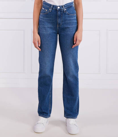 Джинсы HIGH RISE STRAIGHT CALVIN KLEIN JEANS - голубой(J20J220206)