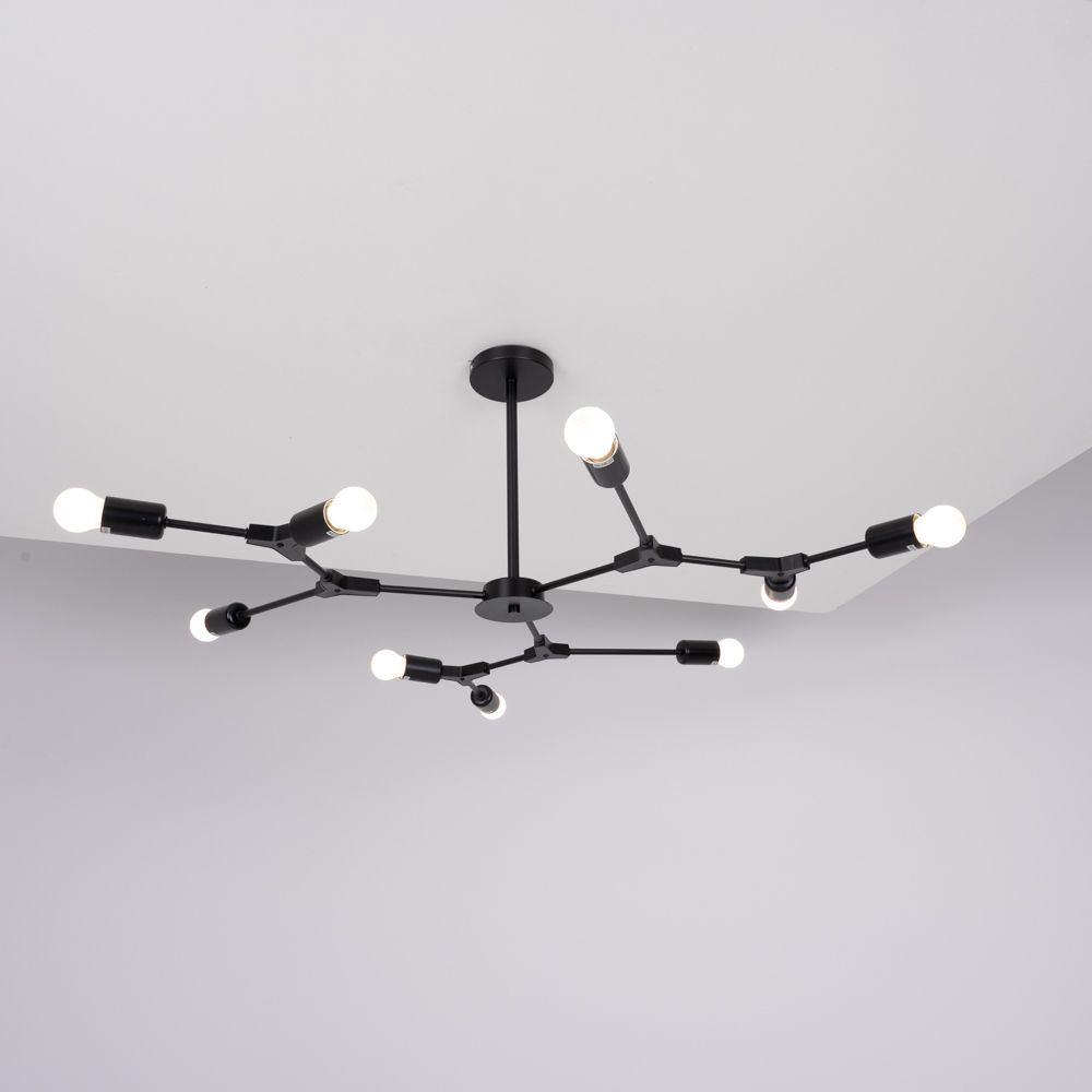 Люстра На Штанге Late D103 Black By Imperiumloft