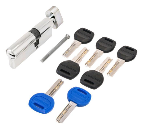 Механизм цилиндровый АЛЛЮР DL-02 80 (30вертх10х40) СP д/КИТАЙ. дв. (перекод.) перфокл./вертушка/6758