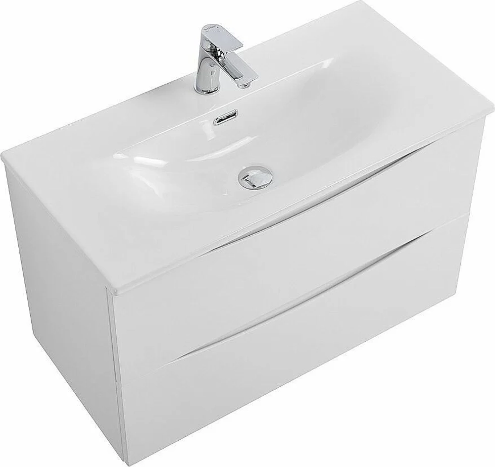 Тумба с раковиной BelBagno MARINO-CER-MINI-700-2C-SO-BO-P Bianco Opaco