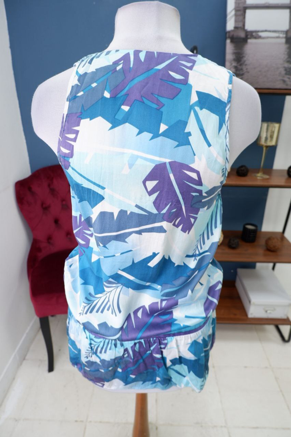 Блуза Etam с принтом 46-48 размер