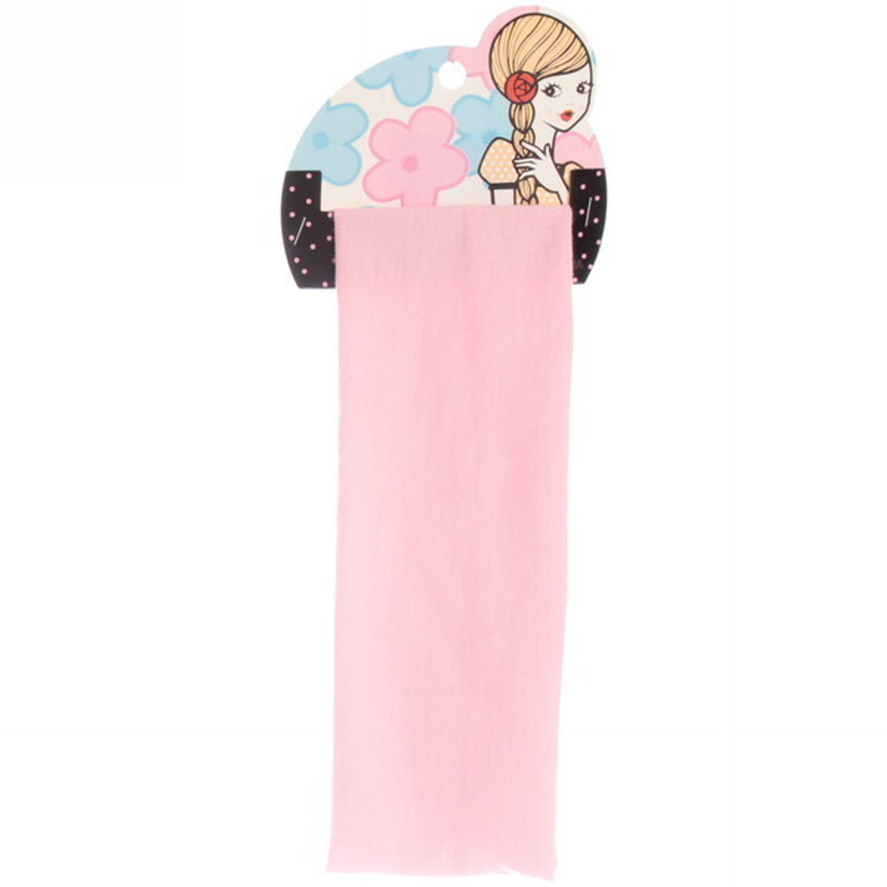 Повязка на голову «Britney Room», однотонная, цвет черный, серый, пудровый, голубой, бодовый, белый), 20*7см