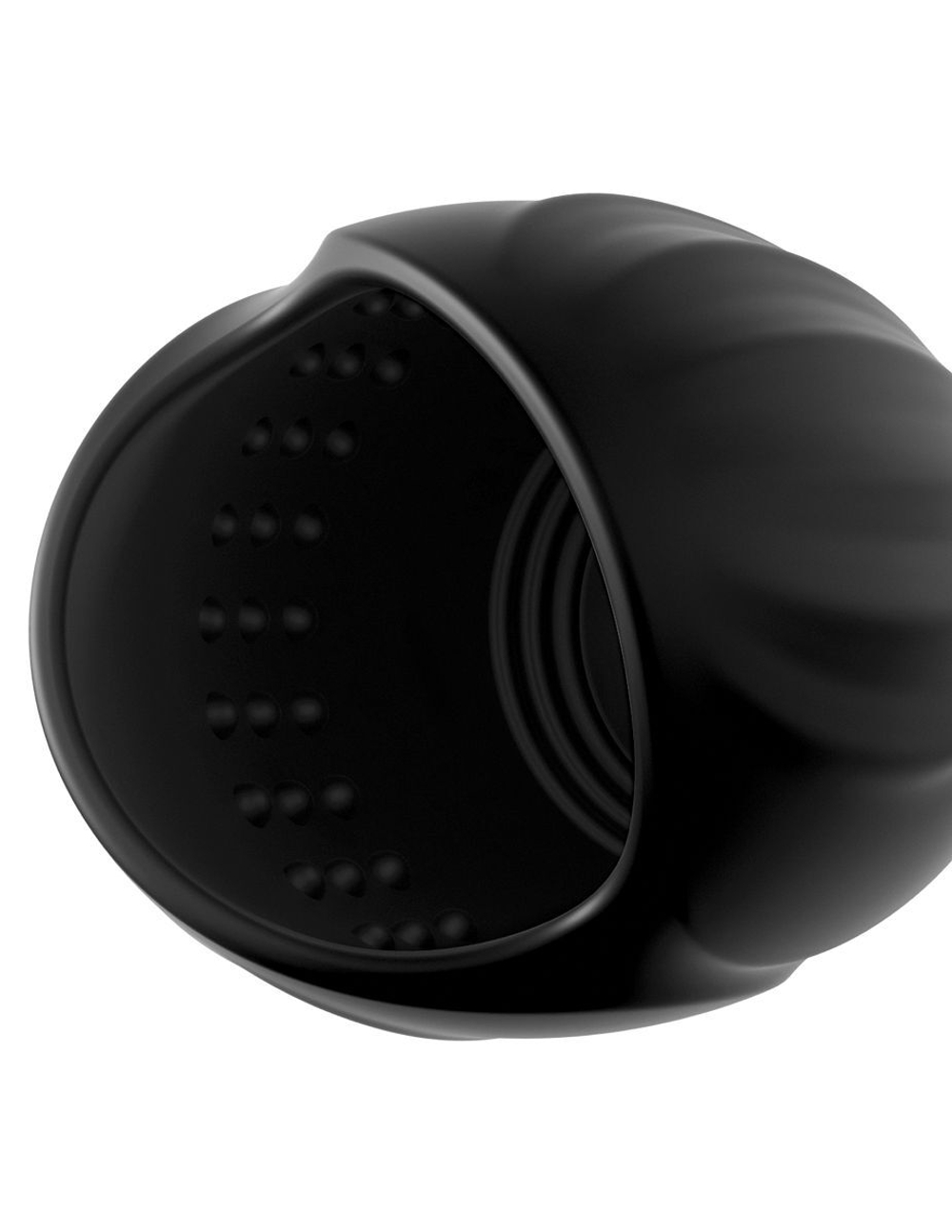 Черный мастурбатор Beginner Silicone Cock Teaser (Цвет: черный)