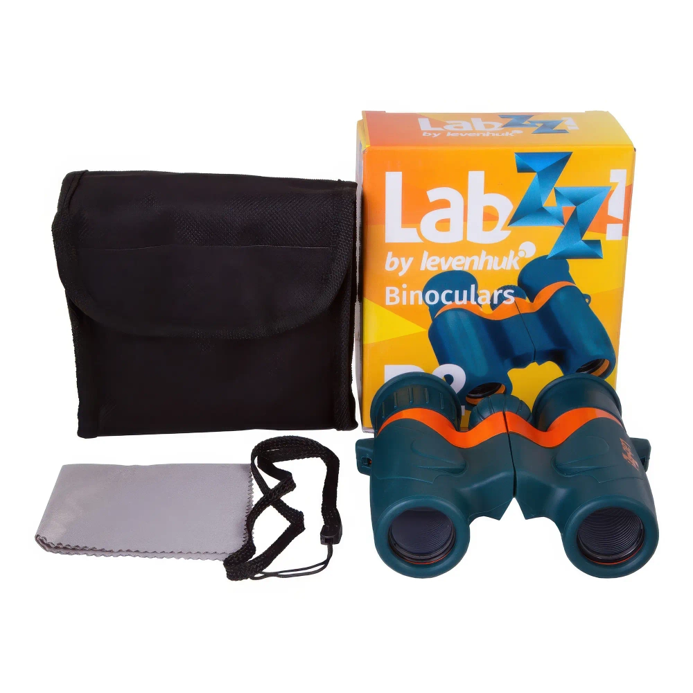 Бинокль Levenhuk LabZZ B2 - комплект с коробкой и аксессуарами