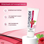 Съедобный лубрикант Superglide малиновый 75 мл