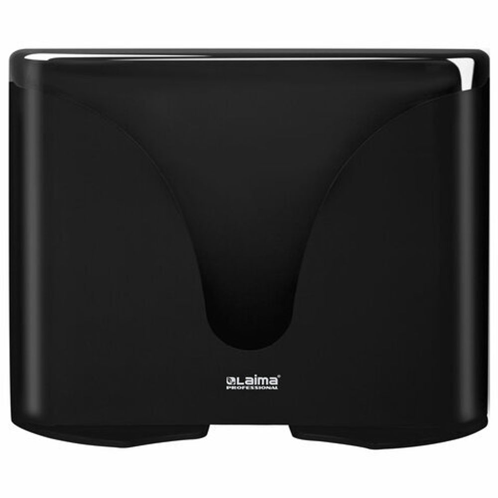 Диспенсер для полотенец EXTRA LAIMA PROFESSIONAL, (Система H2), Z-сложения, черный, ABS-пластик, 609473, 303369