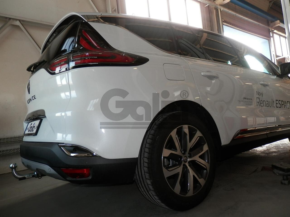 Оцинкованный фаркоп на Renault Espace 2015-2022 (без электрики), Galia R096A