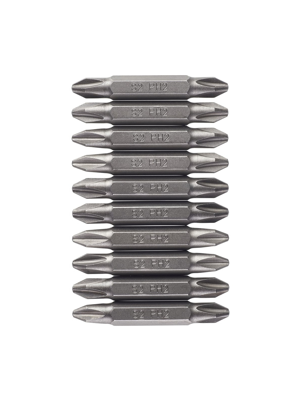 Биты двухсторонние 10 шт, РН2, 45 мм AEG ASDPH24510 4932479515