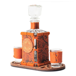 Графин декоративный «Эликсир счастья». Цвет рыжий