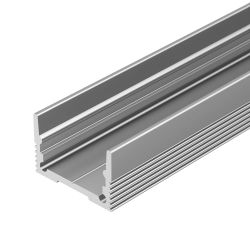 Профиль с экраном SL-SLIM20-H13-2000 ANOD+OPAL (Arlight, Алюминий) 036835