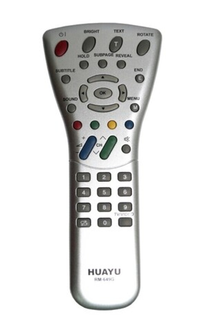 Пульт RM-649G для телевизоров Sharp  корпус GA074WJSA