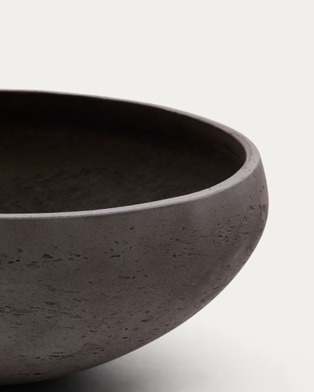 Набор из 2 кашпо Nura цемент терракотового цвета  Ø55 см