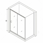 Душевая система RGW Shower Panels SP-6143-01 50140801-01 хром