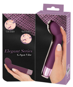 Фиолетовый G-стимулятор с вибрацией G-Spot Vibe - 16 см. (Цвет: фиолетовый)