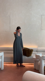 Платье NARINA, серый меланж