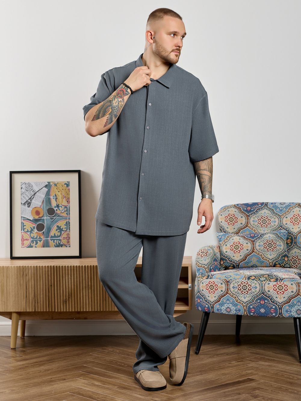 Брюки мужские Линкольн-3 Виотекс ГРАФИТОВЫЙ