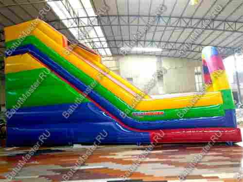 Детский надувной батут-горка "Без радуги никуда" 11*5*8м