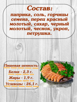 Приправа Relish, для пряного посола красной рыбы 15 гр. 4 шт.