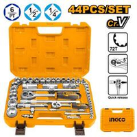Набор инструментов 44 пред. 1/4" и 1/2" INGCO HKTS42441 INDUSTRIAL