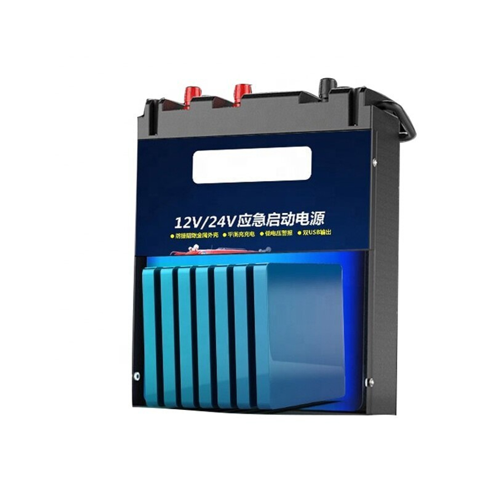 Пускозарядное устройство 3000А 12V-24V, Бустер HABCO (Jump Starter) Портативный аккумулятор 180 000 мАч, Инвертор на 220 В