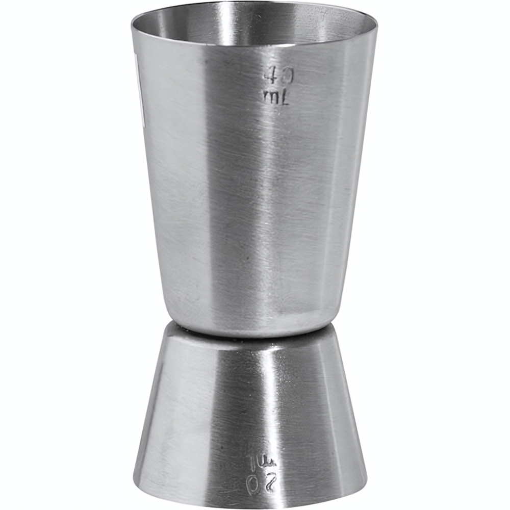 Джиггер «Пробар» 20/40 мл;сталь нерж.;D=45,H=75мм;серебрист. (Цвет: серебристый)