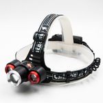 Фонарь налобный &quot;СИБИРСКИЙ СЛЕДОПЫТ-Смит&quot;, 3L, zoom, аккум.2x2200mAh/60/