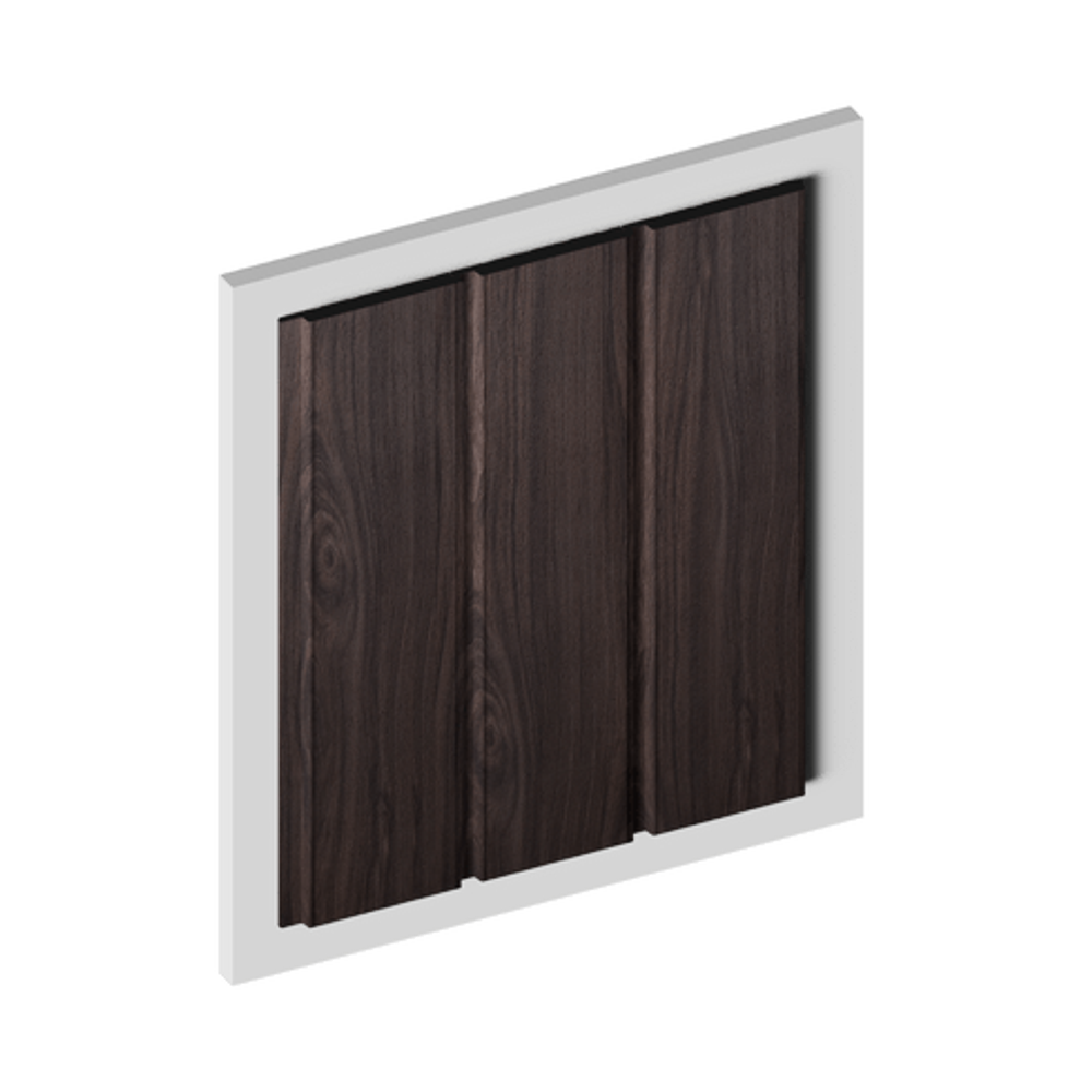 Стеновая панель HiWood декорированная, 270x12 см