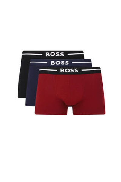 Трусики-боксеры 3шт. Bold BOSS BLACK - бордовый(50499390)