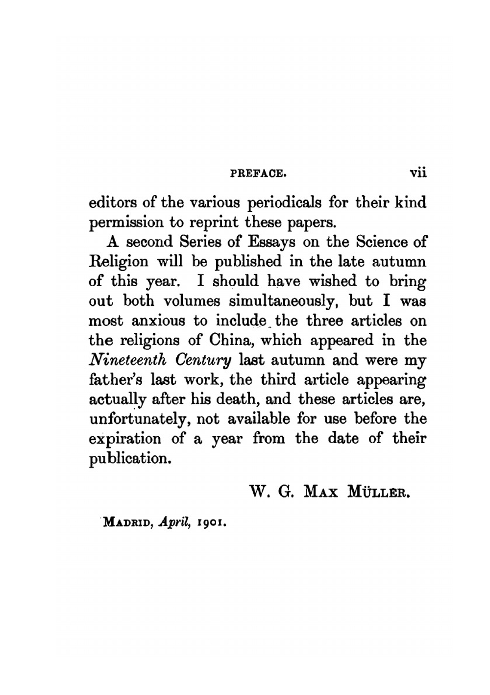 Last Essays by the Right Hon. Professor F. Max Müller. First series. Essays on language, folklore and other subjects | Friedrich Max Müller