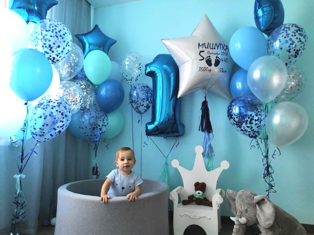 Воздушные шары на годовасие  №875